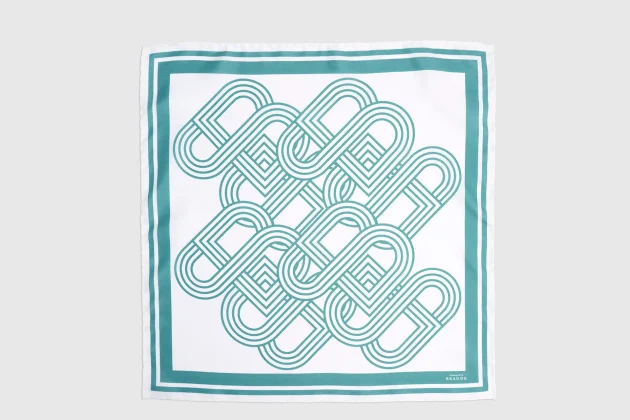 Foulard 50.50  Vert - Image 2