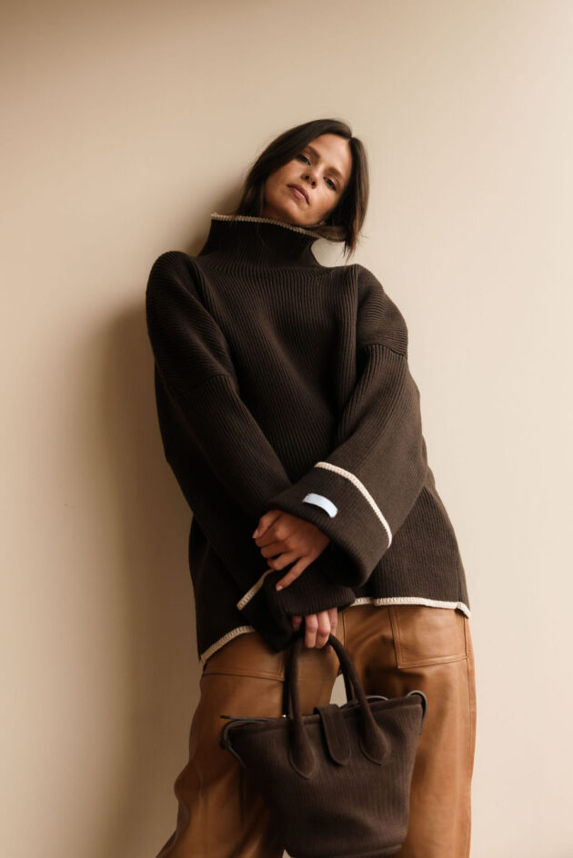 Le petit Panier d'Isabelle Daim brun - Image 3