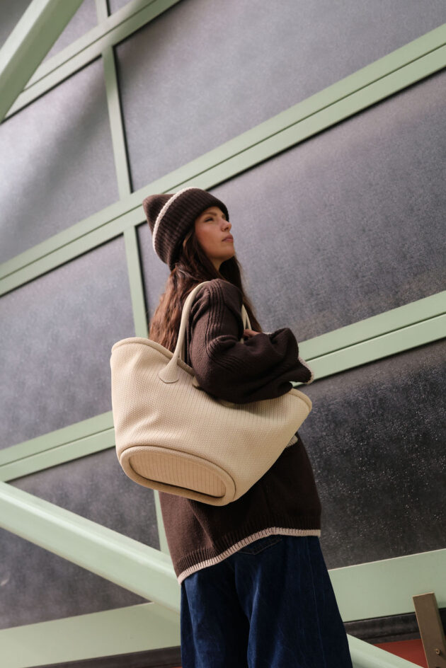 Le Grand Panier d'Isabelle Daim beige - Image 5