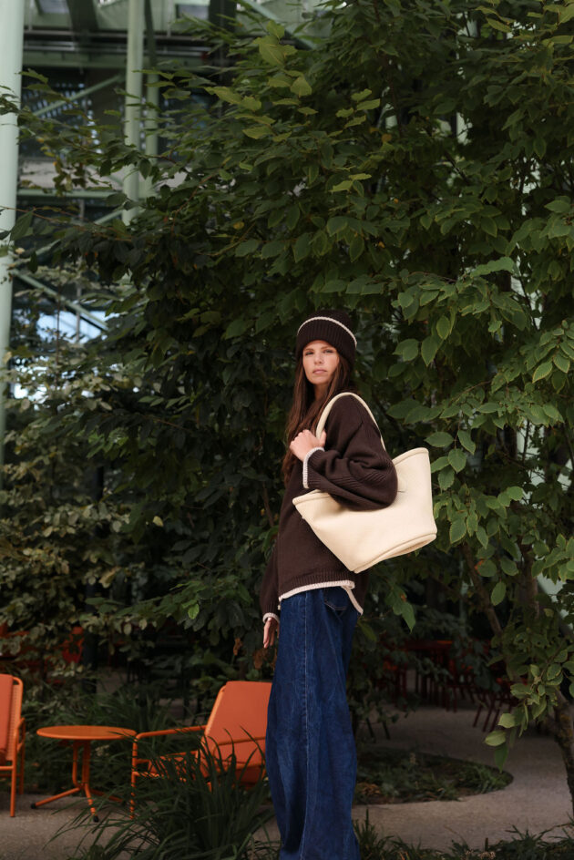 Le Grand Panier d'Isabelle Daim beige - Image 2