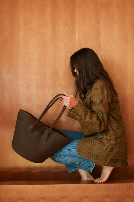 Le Grand Panier d'Isabelle Daim brun