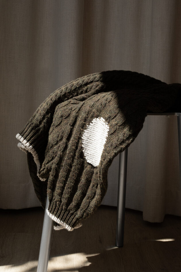 Le Pull col rond kaki - Image 2