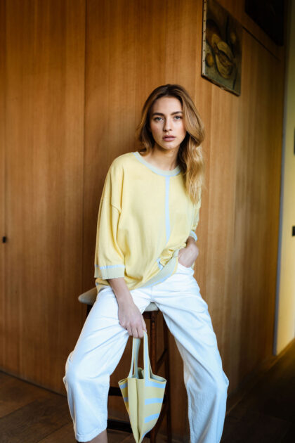 Le pull Paloma jaune