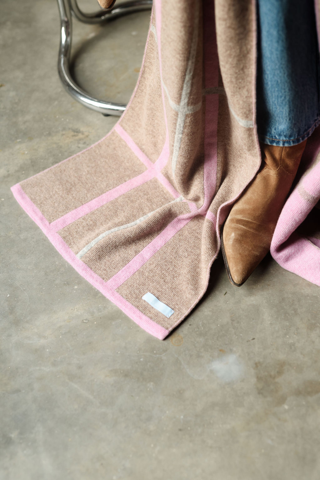 Echarpe Oran beige - Image 3